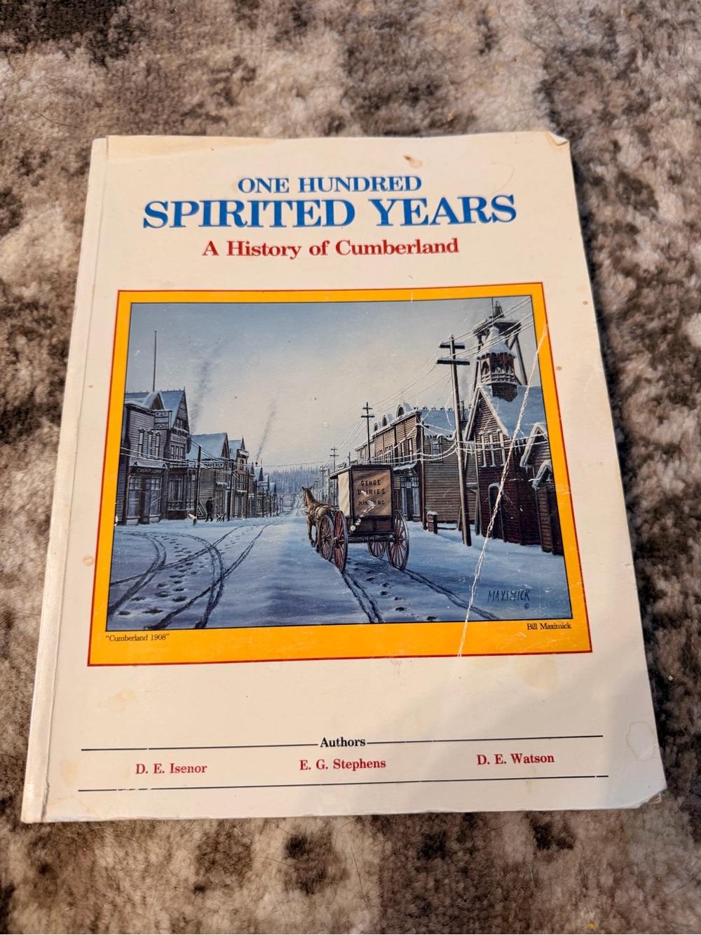 One Hundred Spirited Years - A History of Cumberland (White/Blue)